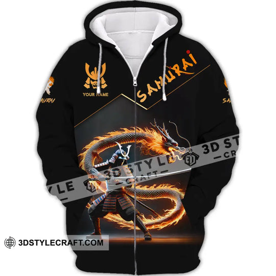 Unisex Shirt, Custom Name Samurai Shirt, Japanese T-Shirt, Samurai Lover Gift style option 3