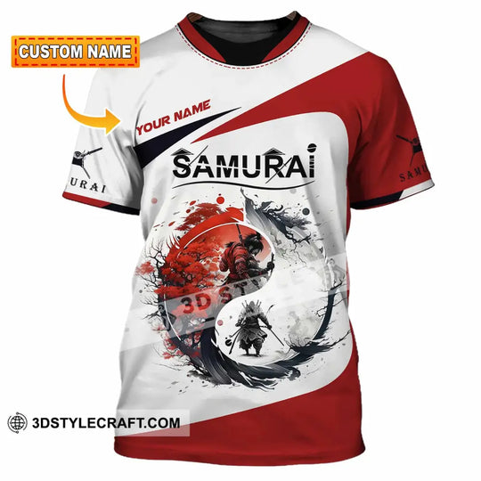 Unisex Shirt, Custom Name Samurai Shirt, Samurai Polo Long Sleeve Shirt style option 1