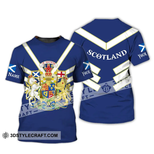 Unisex Shirt, Custom Name Scotland Shirt, In Defens, Scotland T-Shirt style option 2