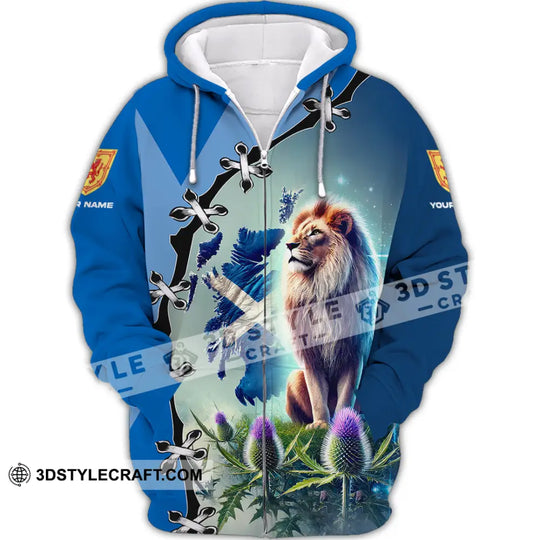 Unisex Shirt, Custom Name Scotland Shirt, Scotland Lover Polo Long Sleeve Shirt, Scotland Gift style option 3