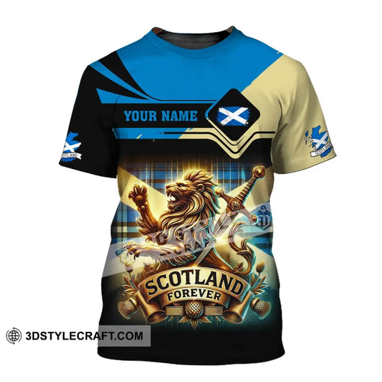 Unisex Shirt, Custom Name Scotland Shirt, Scotland Polo Long Sleeve, Scotland Gift style option 2