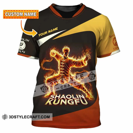 Unisex Shirt, Custom Name Shaolin Kungfu Shirt, Shaolin Kungfu Polo Long Sleeve Shirt style option 1