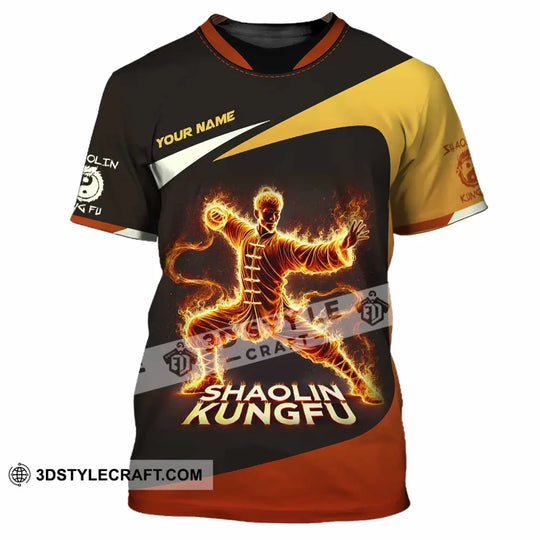 Unisex Shirt, Custom Name Shaolin Kungfu Shirt, Shaolin Kungfu Polo Long Sleeve Shirt style option 2