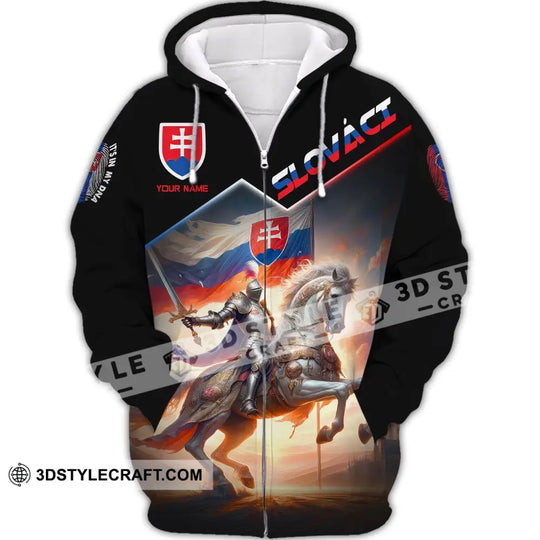 Unisex Shirt, Custom Name Slováci Shirt, Its In My DNA, Slovakian Flag, Gift For Slovakian style option 3