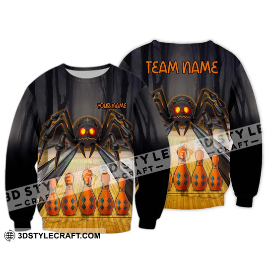 Unisex Shirt - Custom Name Spider Bowling Shirt style option 4