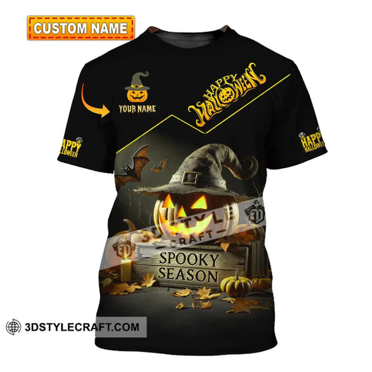 Unisex Shirt - Custom Name Spooky Season Shirt style option 1