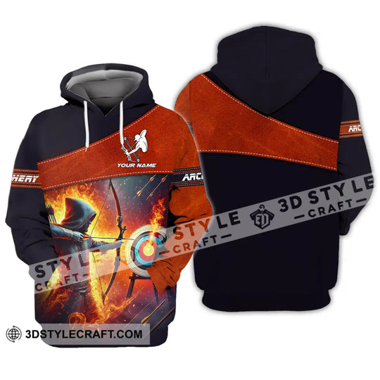 Unisex Shirt - Custom Name Sport Shirt, Archery Lover style option 3