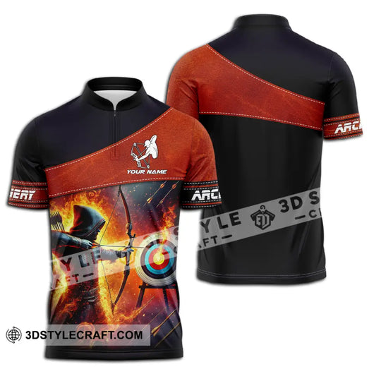 Unisex Shirt - Custom Name Sport Shirt, Archery Lover style option 2