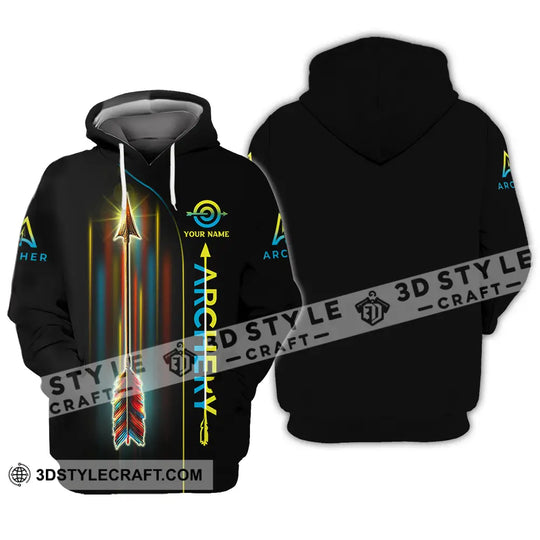 Unisex Shirt - Custom Name Sport Shirt, Archery Player style option 3