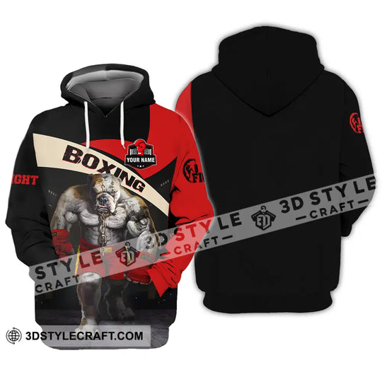 Unisex Shirt - Custom Name Sport Shirt, Boxing Pitbull King style option 3
