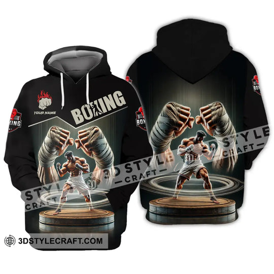 Unisex Shirt - Custom Name Sport Shirt, Boxing Player Boxing Lover style option 3