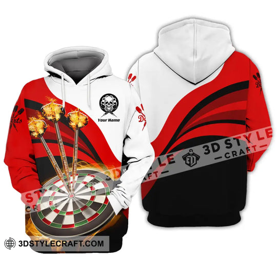 Unisex Shirt - Custom Name Sport Shirt, Burning Darts style option 4