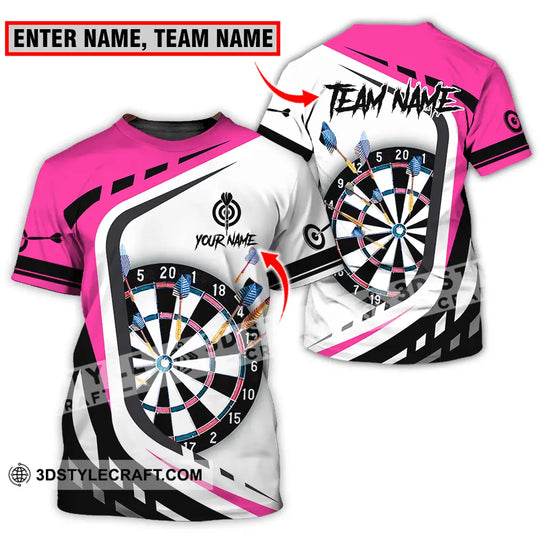 Unisex Shirt - Custom Name Sport Shirt, Darts Player style option 1