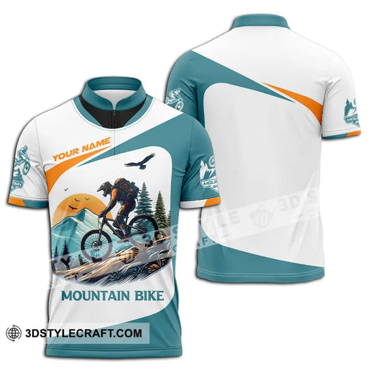 Unisex Shirt - Custom Name Sport Shirt For Mountain Bike Player style option 2