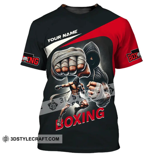 Unisex Shirt - Custom Name Sport Shirt, King Of Boxing style option 2