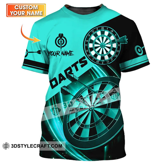 Unisex Shirt - Custom Name Sport Shirt, Technology Darts Player style option 1