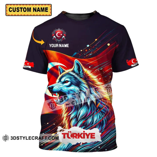 Unisex Shirt - Custom Name Sport Shirt, Türkiye style option 1