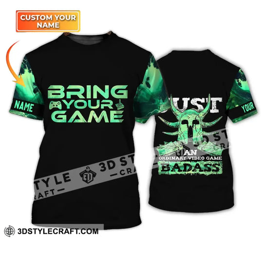 Unisex Shirt - Custom Name T-Shirt, Bring Your Game style option 1