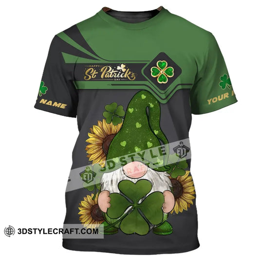 Unisex Shirt - Custom Name T-Shirt - Clover Shirt - Happy Saint Patrick's Day style option 4