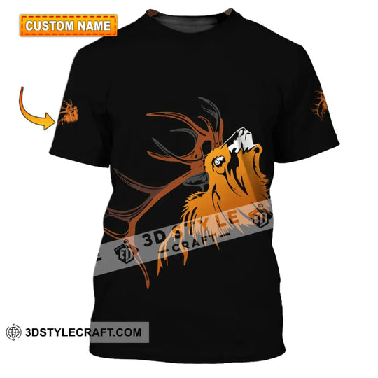 Unisex Shirt - Custom Name T-Shirt, Deer Shirt style option 1