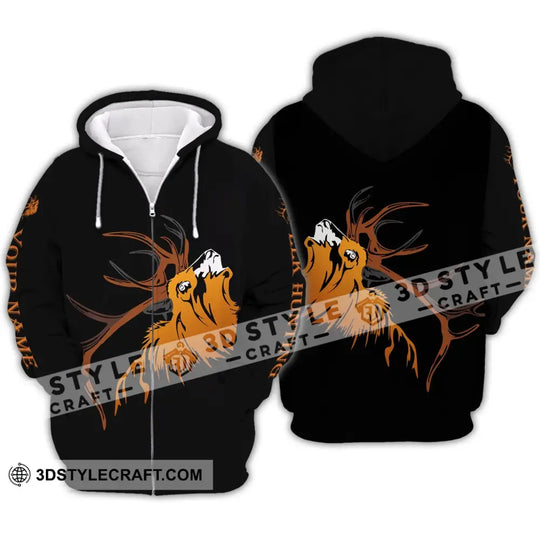 Unisex Shirt - Custom Name T-Shirt, Deer Shirt style option 4