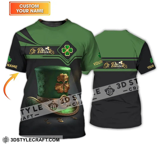 Unisex Shirt - Custom Name T-Shirt - Happy ST. Patrick's Day Clothing style option 1