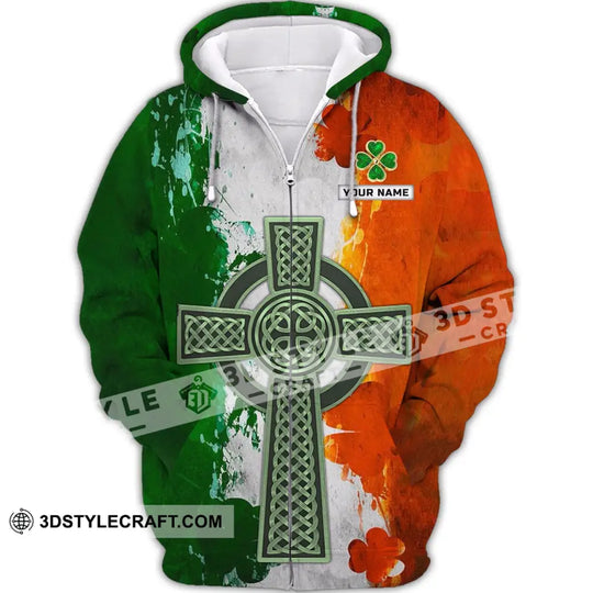 Unisex Shirt - Custom Name T-Shirt - Happy ST. Patrick's Day Clothing, Clover Shirt style option 3