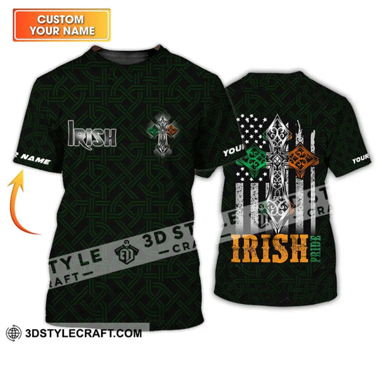 Unisex Shirt - Custom Name T-Shirt - Irish Pride Shirt style option 1