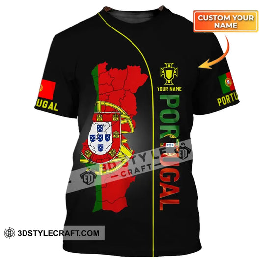 Unisex Shirt - Custom Name T-Shirt, Portugal Name Clothing style option 1