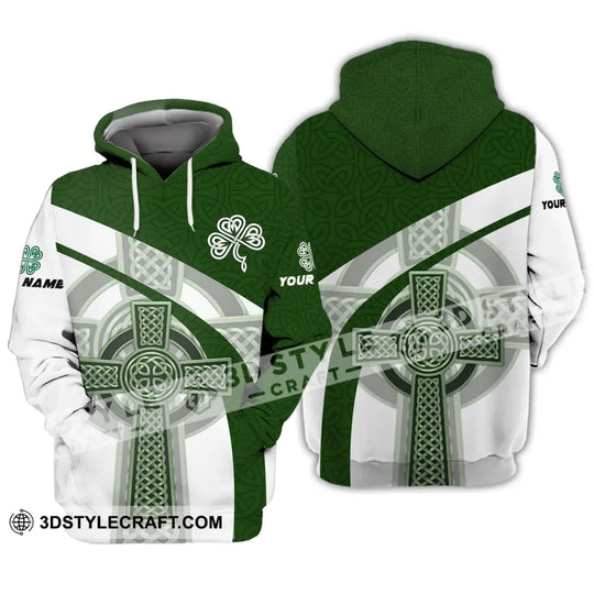 Unisex Shirt - Custom Name T-Shirt - ST. Patrick's Day Clothing, Leaf Clover Shirt style option 3
