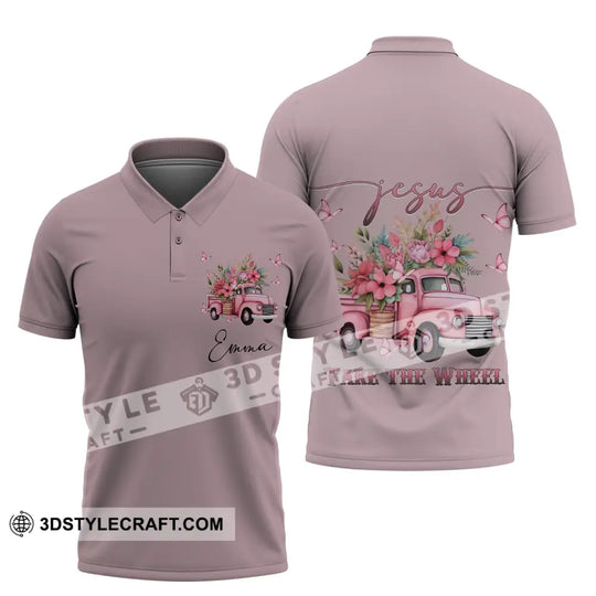 Unisex Shirt - Custom Name T-Shirt - Take The Wheel Clothing, Gift For Camping Lover style option 3