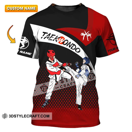 Unisex Shirt - Custom Name Shirt Taekwondo Fighters style option 1