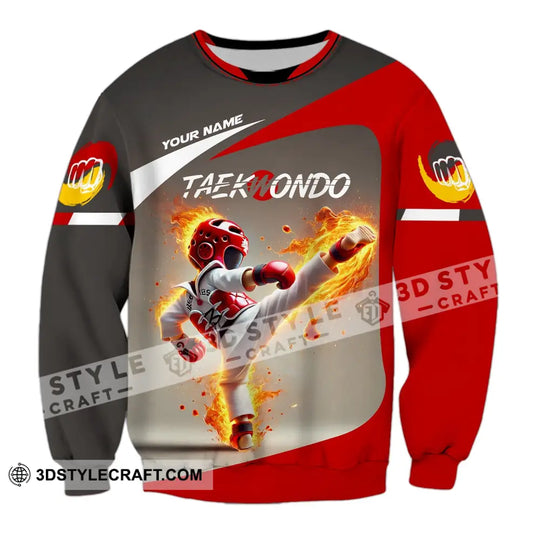 Unisex Shirt - Custom Name Shirt Taekwondo style option 4