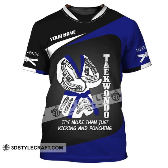 Unisex Shirt, Custom Name Taekwondo Shirt, Taekwondo Lover Gift style option 2