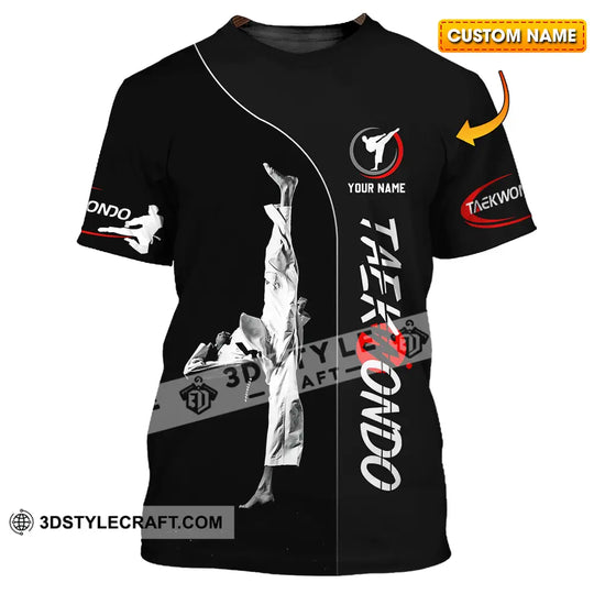Unisex Shirt - Custom Name Shirt Taekwondo style option 1