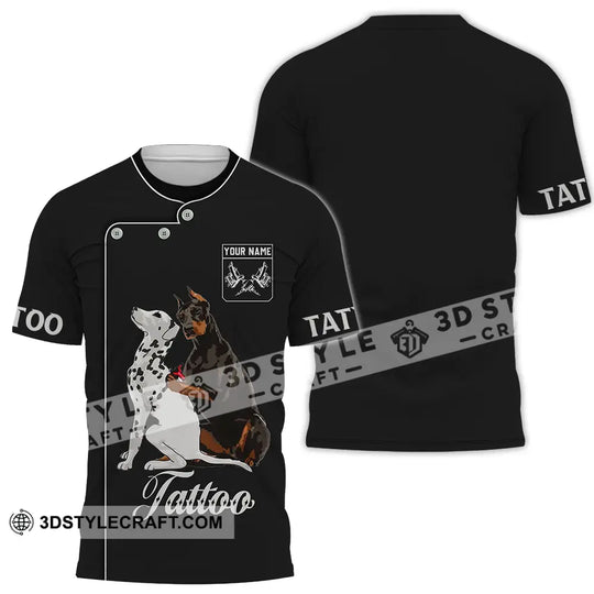 Unisex Shirt - Custom Name Tattoo Artist Shirt style option 2