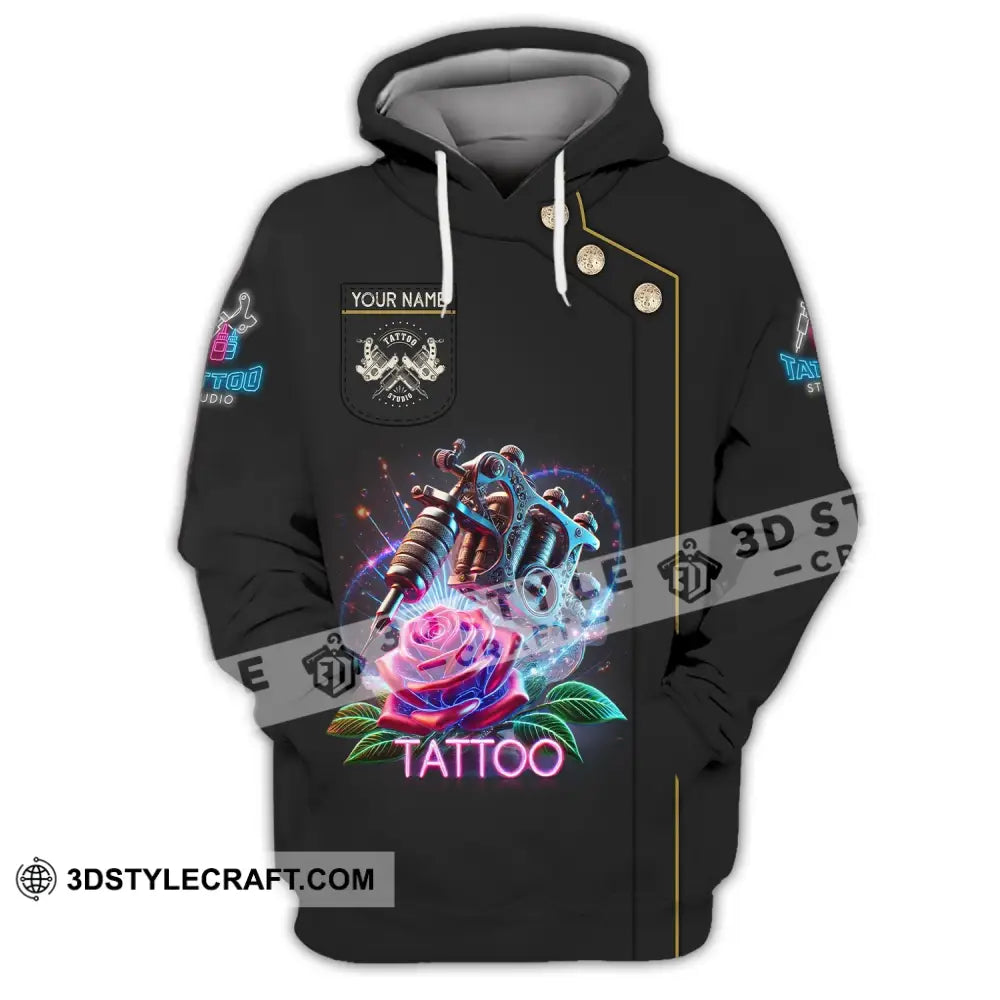 Unisex Shirt Custom Name Tattooist Christmas Gift Hoodie / S T-Shirt