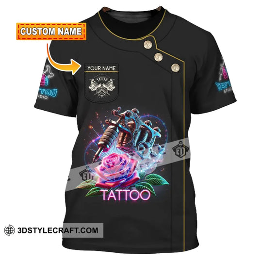 Unisex Shirt, Custom Name Tattooist Shirt, Tattooist Christmas Gift style option 1