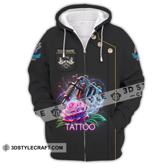 Unisex Shirt, Custom Name Tattooist Shirt, Tattooist Christmas Gift style option 3