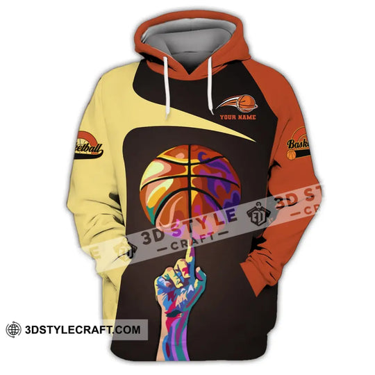 Unisex Shirt - Custom Name, Team Name And Number T-Shirt - Basketball Shirt - Basketball Clothing style option 3