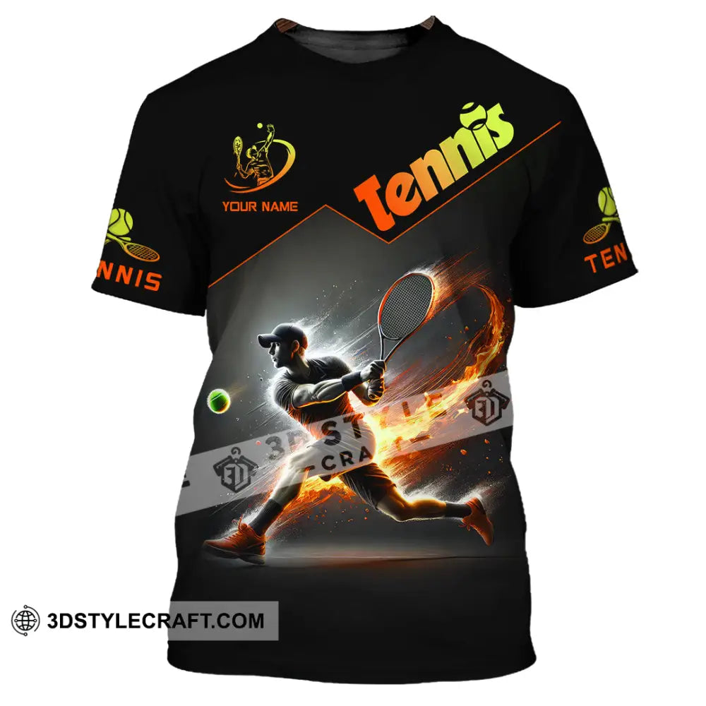 Unisex Shirt Custom Name Tennis Christmas Gift T-Shirt / S T-Shirt