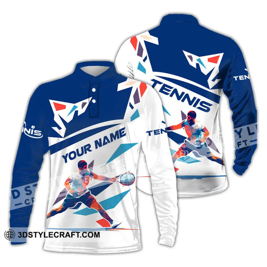 Unisex Shirt - Custom Name Tennis Shirt For Player style option 3
