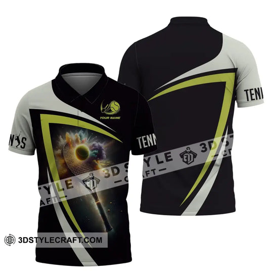Unisex Shirt, Custom Name Tennis Shirt, Tennis Gift, Tennis Lover T-Shirt, Tennis Player Apparel style option 4