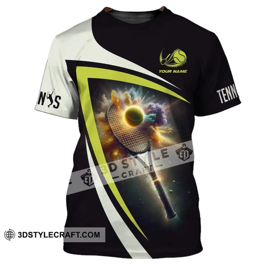 Unisex Shirt, Custom Name Tennis Shirt, Tennis Gift, Tennis Lover T-Shirt, Tennis Player Apparel style option 2