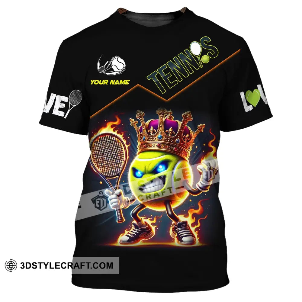 Unisex Shirt Custom Name Tennis Polo Long Sleeve T-Shirt / S T-Shirt