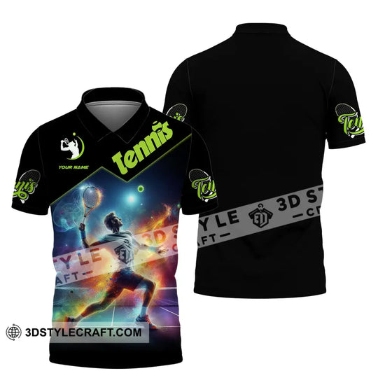 Unisex Shirt, Custom Name Tennis Shirt, T-Shirt for Tennis Club, Gift for Tennis Players style option 4