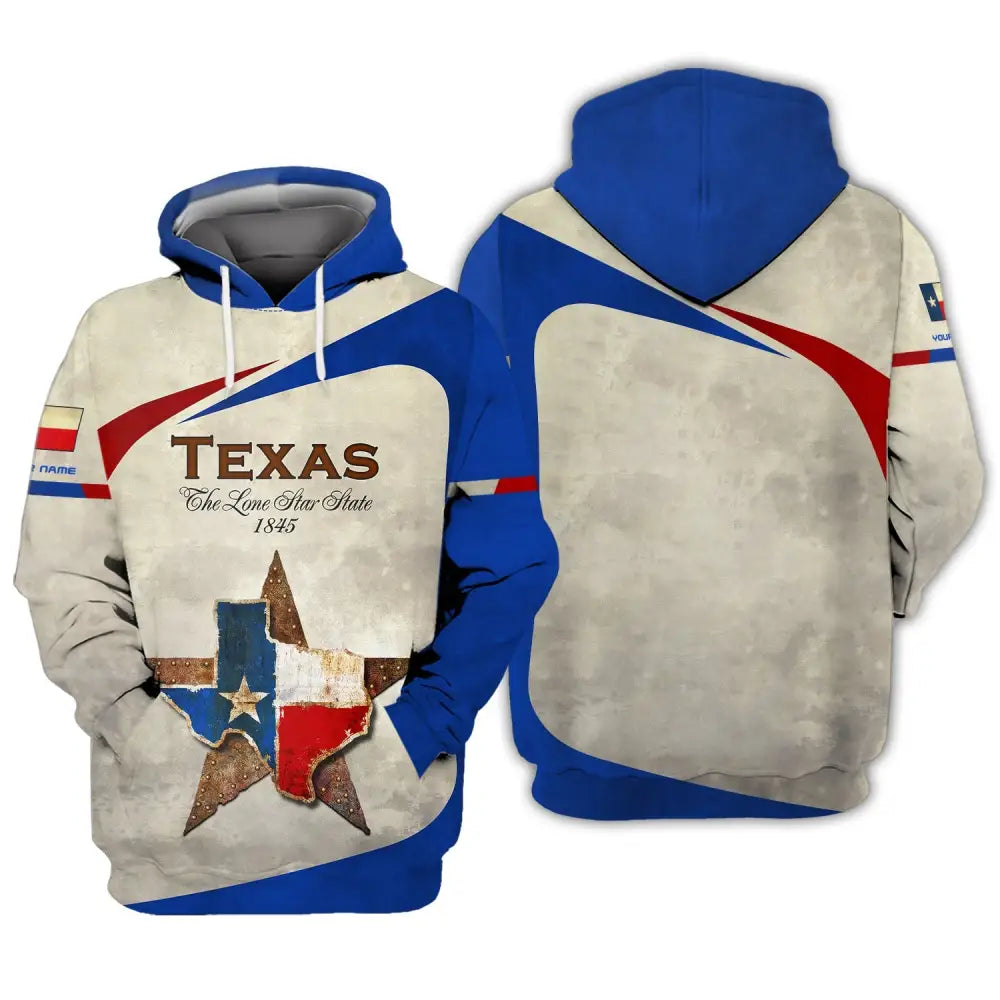 Unisex Shirt Custom Name Texas Cities Shirts Home T-Shirt Long Sleeve / S