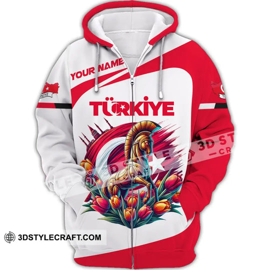 Unisex Shirt, Custom Name Türkiye Shirt, Turkiye Lover Polo Long Sleeve Shirt style option 3