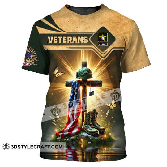 Unisex Shirt, Custom Name U.S Veteran Shirt, U.S Veteran Hoodie Shirt Polo Long Sleeve, US Veteran Memorial Shirt style option 2