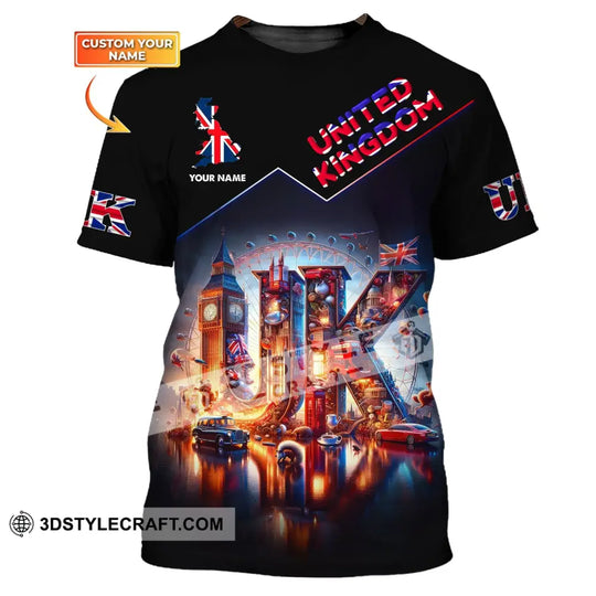 Unisex Shirt, Custom Name United Kingdom Shirt, United Kingdom Pride, UK Shirt, English Gift style option 1